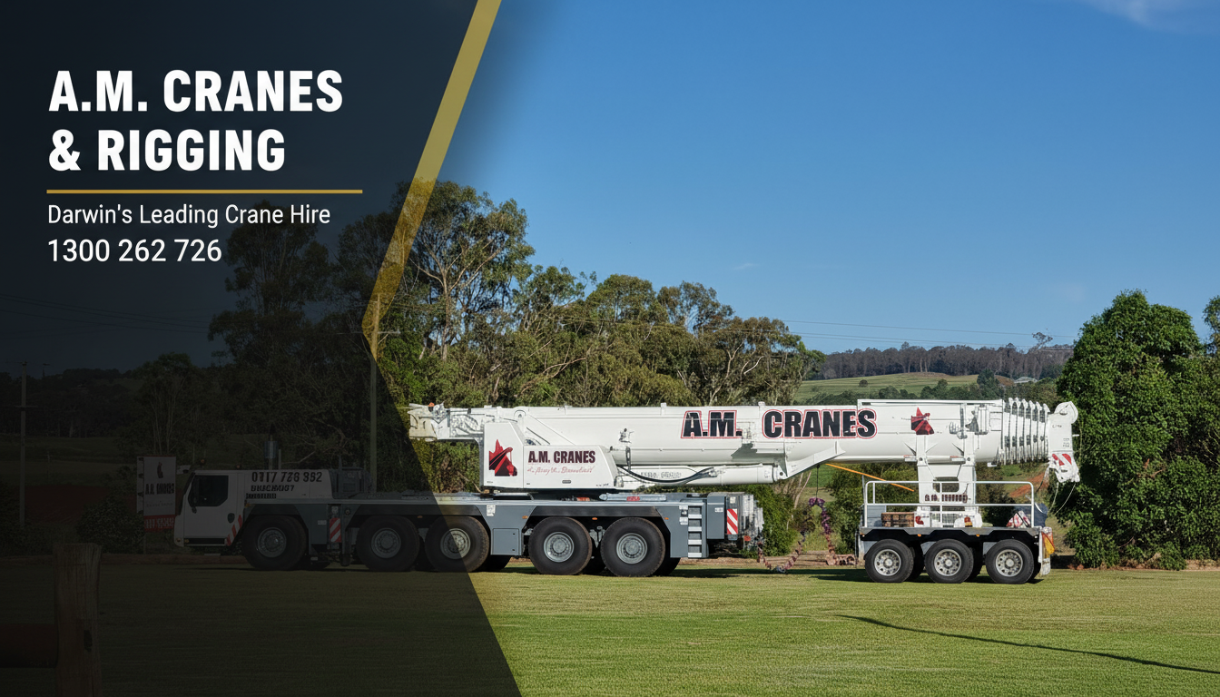 About A.M. Cranes & Rigging | Darwin Crane Hire Experts Since 2007